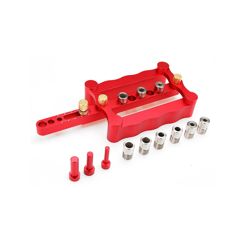 Self Centering Dowelling Jig Metric Dowel 6/8/10mm Punch Locator Drilling Tools For Woodworking