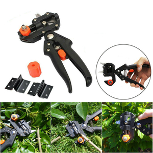Garden Secateurs Grafting Machine Nursery Fruit Tree Pro Pruning Pruner Shears Scissor Cutting Tool Set With 2 More Blades