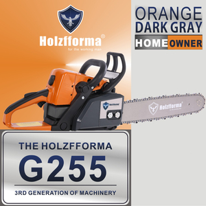 45.4cc Holzfforma® Orange Dark Gray G255 Gasoline Chain Saw Power Head Only Without Guide Bar and Saw Chain All Parts Are For MS250 MS230 MS210 025 023 025 Chainsaw