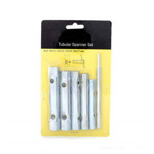 6Pcs 8mm-17mm Tubular Box Spanner Tube Spanner Wrench Socket Set