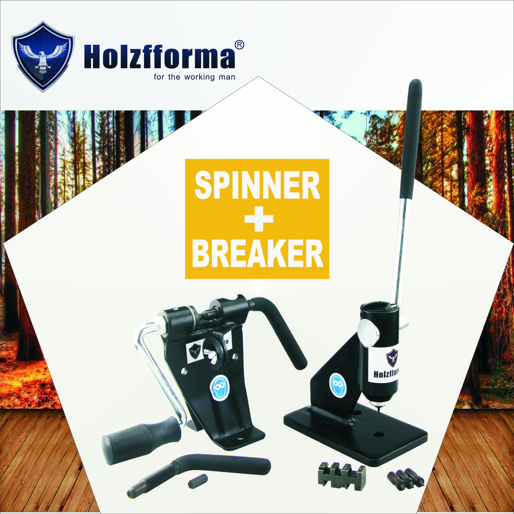 US STOCK - Holzfforma® Saw Chain Breaker Spinner Combo Pro Tool Set 2-4 Days Delivery Time Fast Shipping For US Customers Only