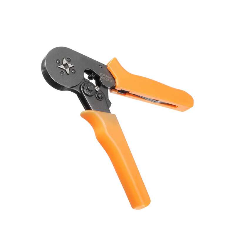 AWG23-10 Crimping Rangge 0.25 - 6.0mm2 Self Adjusting Ratcheting Ferrule Crimper Plier Tool with 800pcs Connector Terminal