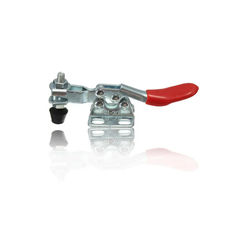 GH-201 Toggle Clamp Metal Horizontal Type Adjustable Fast Hand Clamp Quick Release Hand Tool Holding Capacity 27kg