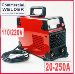 110V/220V Commercial Use 250A Digital Welder Stick Welding Machine German IGBT High Quality With US Plug