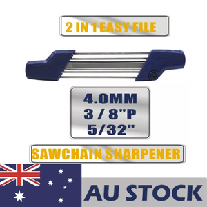 AU STOCK only to AU ADDRESS - 2 IN 1 Easy File 1/4 3/8 P 5/32 4.0mm Chainsaw Chain Sharpener 5605 750 4303 2-4 Days Delivery Time Fast Shipping For AU Customers Only