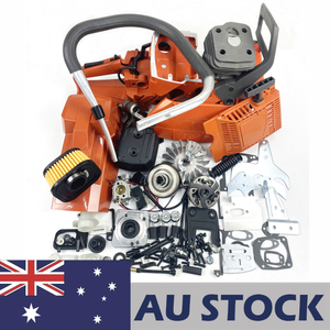 AU STOCK only to AU ADDRESS - Farmertec Complete Aftermarket Repair Parts Kit For HUSQVARNA 181 281 288 288XP Chainsaw Engine Motor Crankcase Crankshaft Carburetor Fuel Tank Cylinder Piston Ignition Coil Muffler 2-4 Days Delivery Time Fast Shipping For AU Customers Only