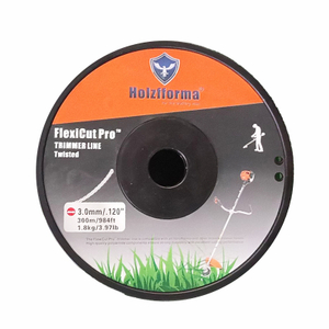 Holzfforma FlexiCut Pro™ .120'' 984FT String Trimmer Cutting Line Twisted Type Durability Sharpness Low Noise and Top Grade Quality