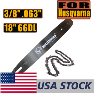 US STOCK - Holzfforma® 18” Guide Bar &Saw Chain Combo 3/8” .063” 66DL For Stihl Chainsaw MS361 MS362 MS380 MS390 MS440 MS441 MS460 MS461 MS660 MS661 MS650 2-4 Days Delivery Time Fast Shipping For US Customers Only