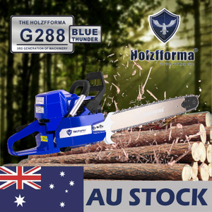 AU STOCK only to AU ADDRESS - 87cc Holzfforma® Blue Thunder G288 Gasoline Chain Saw Power Head Without Guide Bar and Chain Top Quality By Farmertec All parts are For Husqvarna 288 Chainsaw 2-4 Days Delivery Time Fast Shipping For AU Customers Only