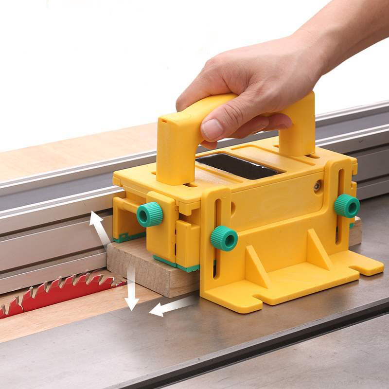 3D Safety Angle Handle Safe Push Pusher Pad Non Slip For Table Saw Woodworking Router